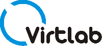 vítězné logo projektu Virtlab bez gradientu