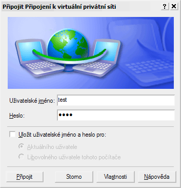Pipojen k virtuln privtn sti